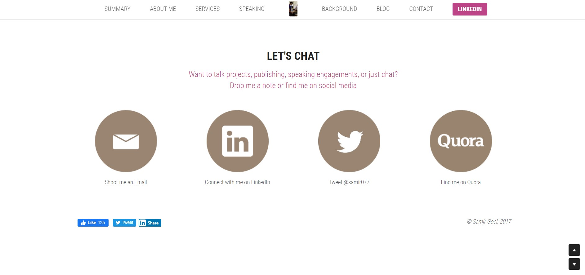 Samir Goel Strikingly Website Socials Samir Goel Strikingly Website Socials